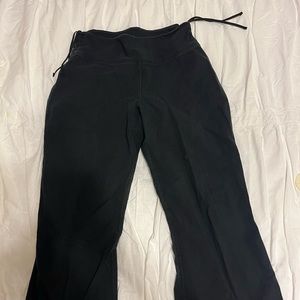 Danskin workout pants with cinches in top